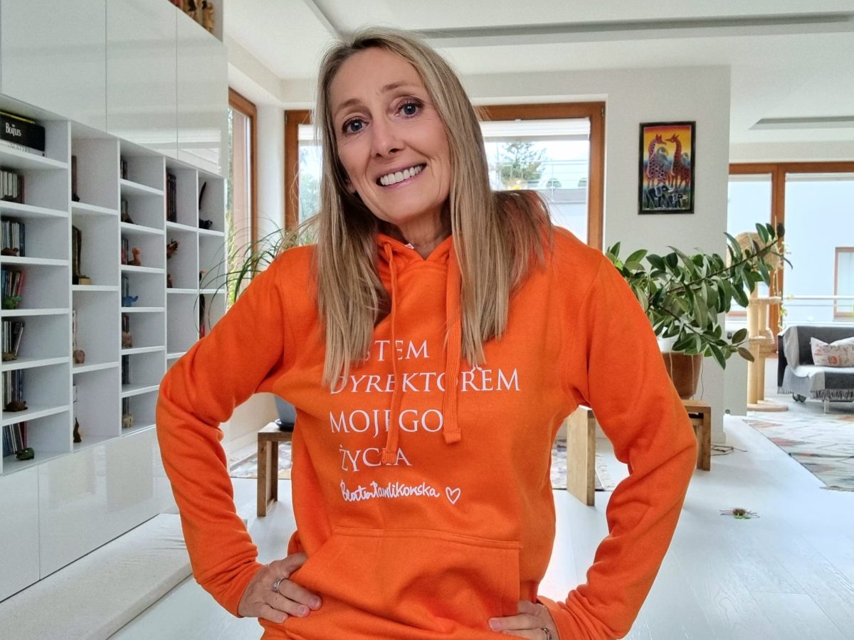 Bluza z kapturem ” Jestem dyrektorem mojego życia” - obrazek 5