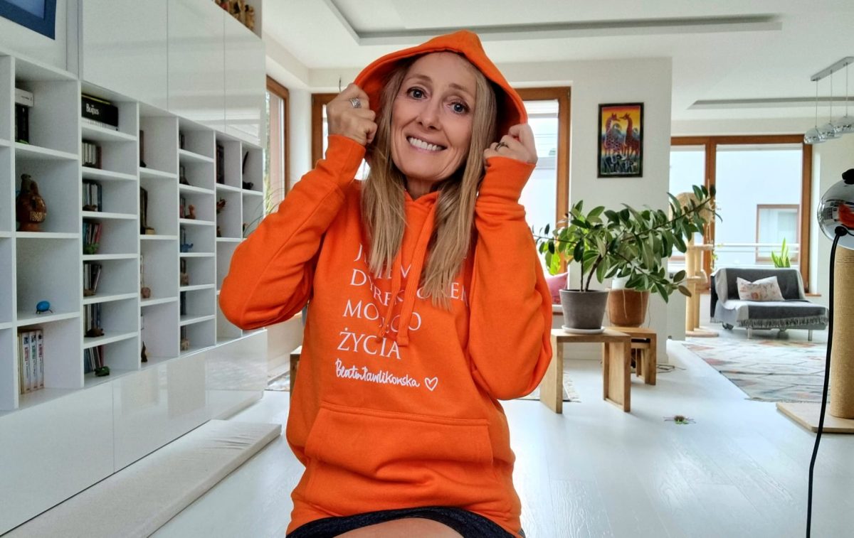 Bluza z kapturem ” Jestem dyrektorem mojego życia” - obrazek 1