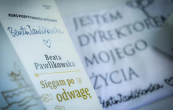 Kurs pozytywnego Myślenia "Sięgam po odwagę" z autografem Beaty Pawlikowskiej - obrazek 2