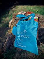 Torba na ramię wielokrotnego użytku z napisem "Jestem dyrektorem mojego życia" - obrazek 2