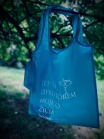 Torba na ramię wielokrotnego użytku z napisem "Jestem dyrektorem mojego życia" - obrazek 7