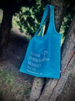 Torba na ramię wielokrotnego użytku z napisem "Jestem dyrektorem mojego życia" - obrazek 9