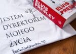 Koszulka T-shirt biały  ze złotą myślą ” Jestem dyrektorem mojego życia” - obrazek 3