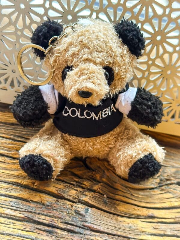 Pluszowa zabawka z haftem COLOMBIA – pamiątka z podróży