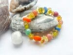 Bransoletka z kolorowych kamieni - obrazek 2