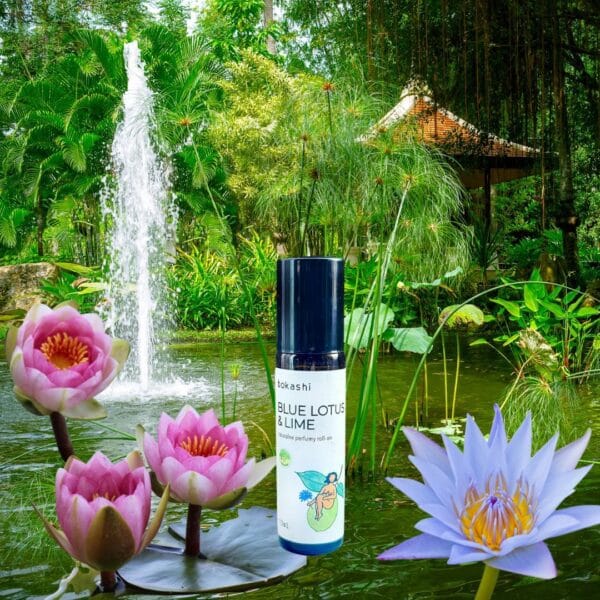Naturalne, zdrowe perfumy Błękitny Lotos (Blue Lotus & Lime)
