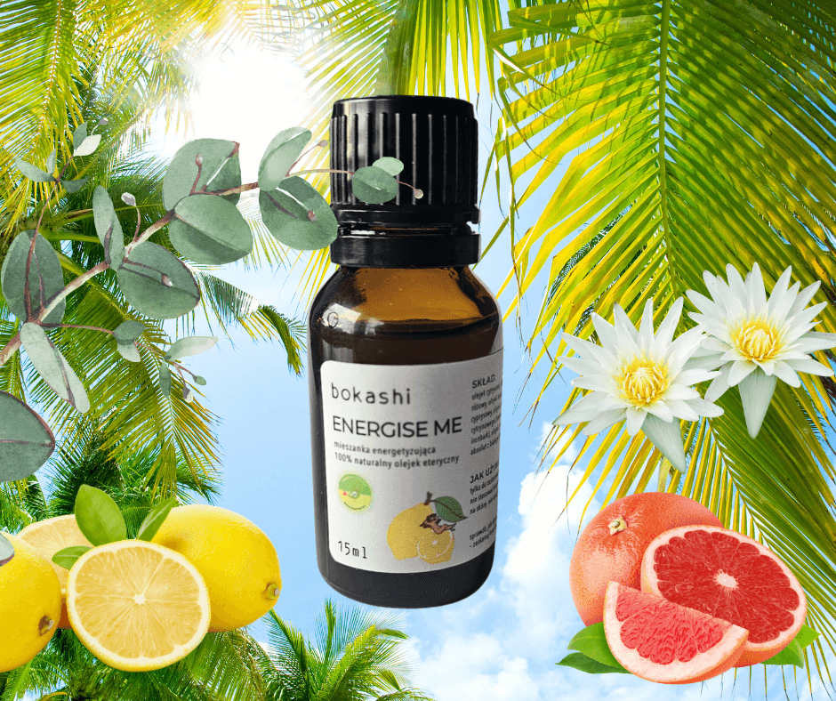 Olejek Energise Me Mieszanka dodająca energii, 100% naturalne olejki eteryczne - obrazek 1