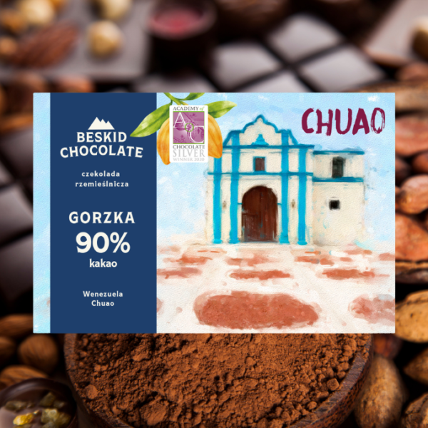 Czekolada gorzka Wenezuela Chuao 90% kakao, 70 g